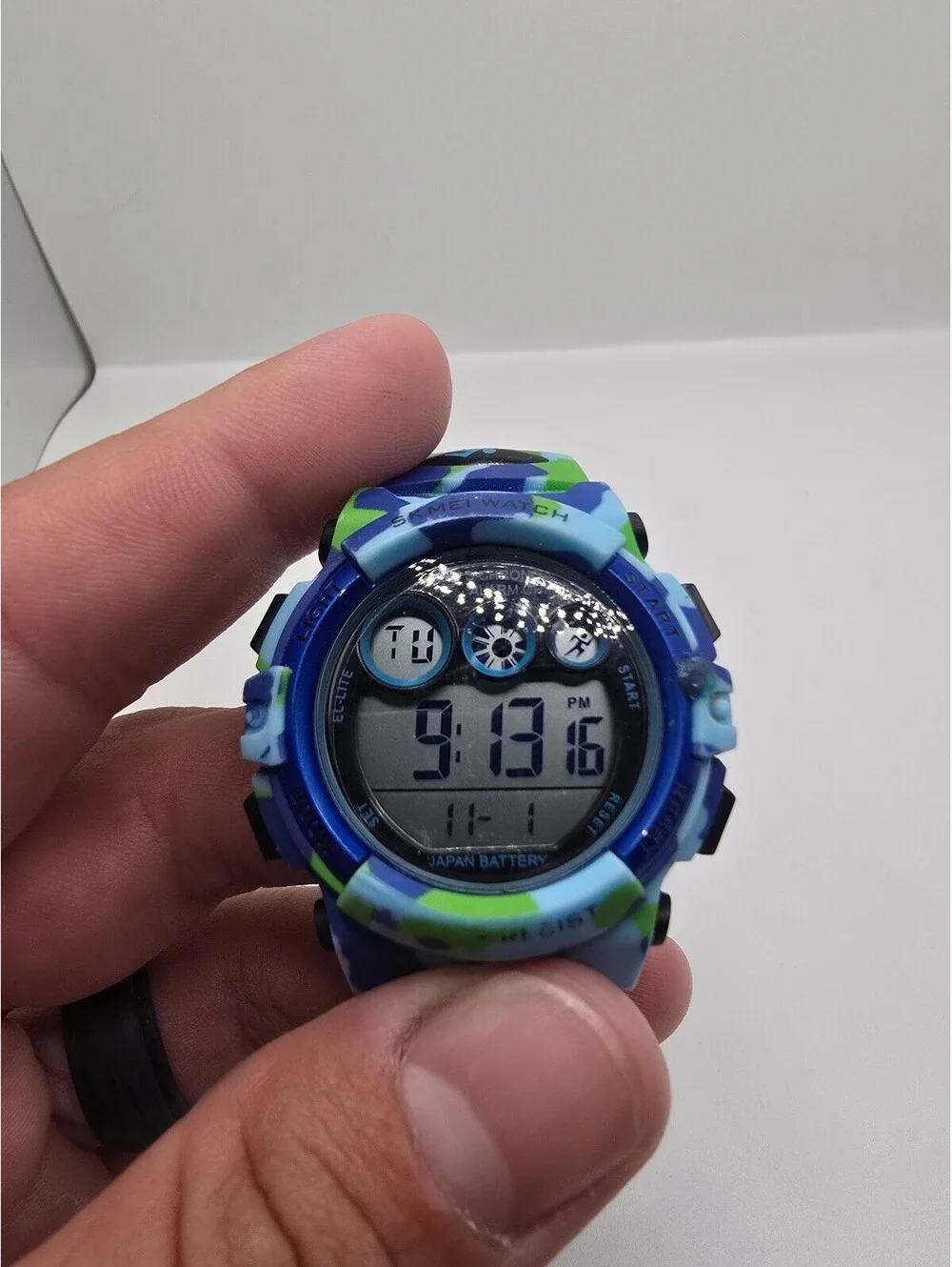 SKMEI 1347 Digital Quartz Sport Watch Alarm Chronograph Resin Strap 50m